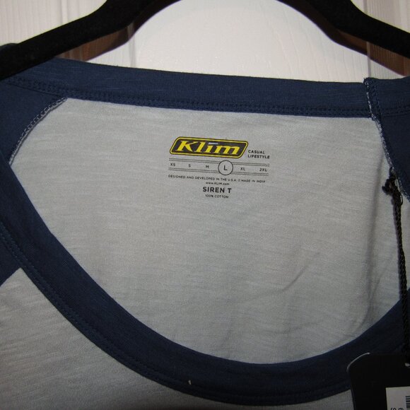 Women's Klim Size L Siren T Shirt Exploring My World Technical Riding Gear - Picture 4 of 5